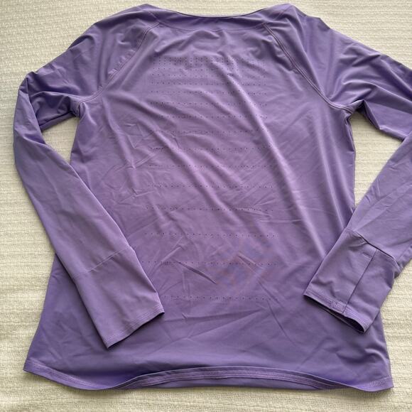 Large Athleta Purple Long-Sleeve T-Shirt - Picture 2 of 8